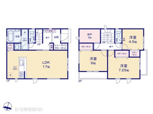 新築戸建 神奈川県相模原市南区磯部1823-8 JR相模線下溝駅 3,299万円