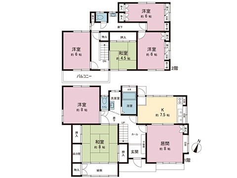 中古戸建 南足柄市沼田 伊豆箱根鉄道大雄山線相模沼田駅 1,200万円