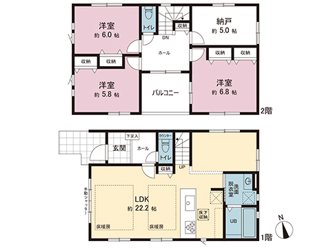 新築戸建 海老名市上郷３丁目 小田急線海老名駅 6,399万円