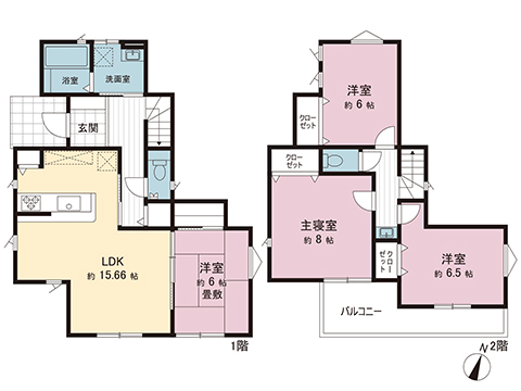新築戸建 宇都宮市岩曽町 JR東北本線 (宇都宮線）岡本駅 3,390万円