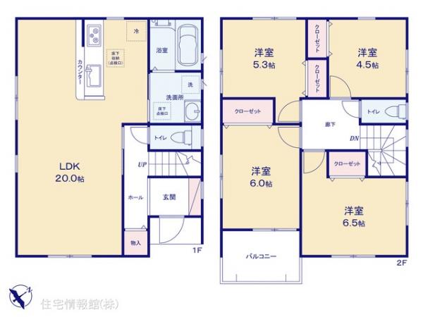 新築戸建 千葉県野田市桜台 東武野田線野田市駅 3,080万円
