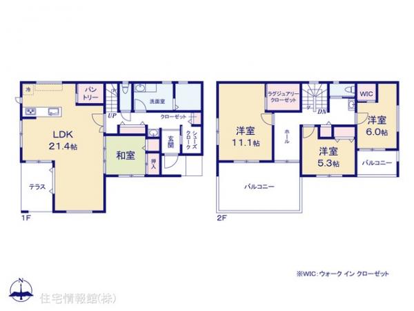 新築戸建 神奈川県横浜市栄区桂台北25-23 JR根岸線港南台駅 6,980万円