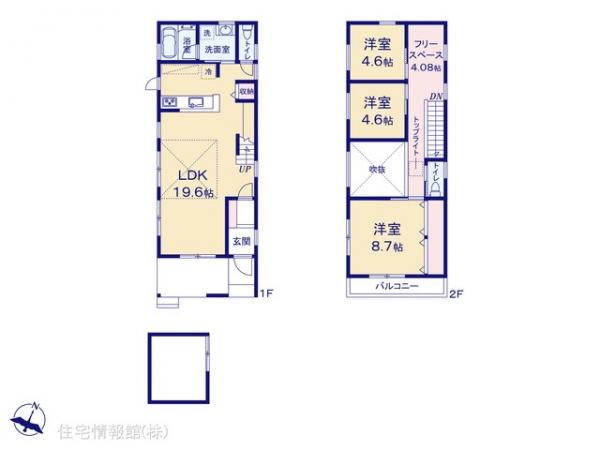 新築戸建 神奈川県藤沢市辻堂５丁目18 JR東海道本線(東京〜熱海)辻堂駅 8,580万円
