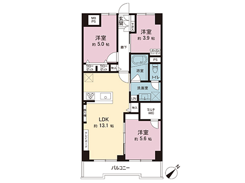 中古マンション 横浜市西区平沼１丁目 横浜市営地下鉄ブルーライン横浜駅 6,799万円