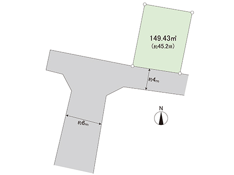 土地 宇都宮市鶴田町 JR日光線鶴田駅 1,280万円
