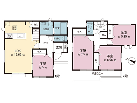 新築戸建 北足立郡伊奈町大字小室 埼玉新都市交通伊奈線志久駅 3,090万円