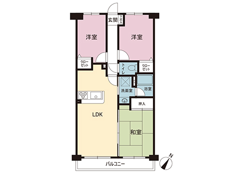中古マンション 大和市南林間２丁目 小田急江ノ島線南林間駅 2,880万円