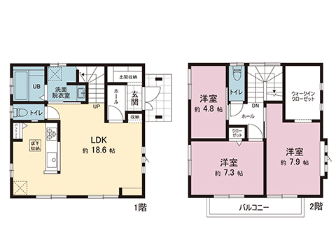 中古戸建 宇都宮市鶴田３丁目 JR日光線鶴田駅 3,280万円