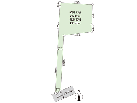 土地 宇都宮市雀の宮４丁目 JR東北本線 (宇都宮線）雀宮駅 590万円