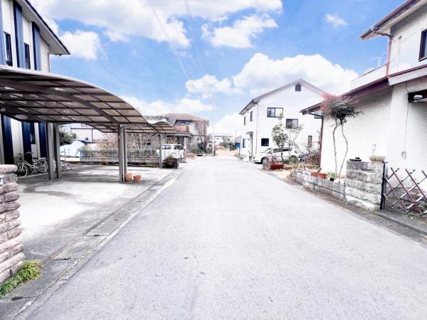 宇都宮市東岡本町 土地 前面道路含む現地写真