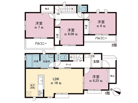 新築戸建 北足立郡伊奈町大字小室 埼玉新都市交通伊奈線志久駅 2,690万円