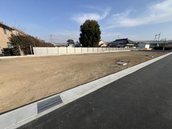 伊奈町大字小室 建築条件無し売地 現地土地写真