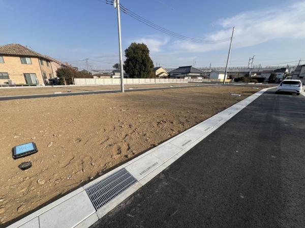 伊奈町大字小室 建築条件無し売地 現地土地写真