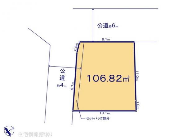 土地 東京都府中市分梅町３丁目28-27 京王線分倍河原駅 5,000万円