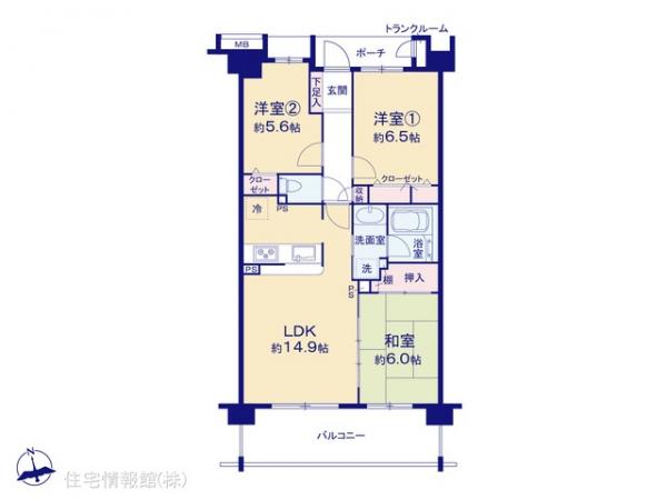 中古マンション 千葉県柏市花野井 つくばエクスプレス柏の葉キャンパス駅 4,699万円