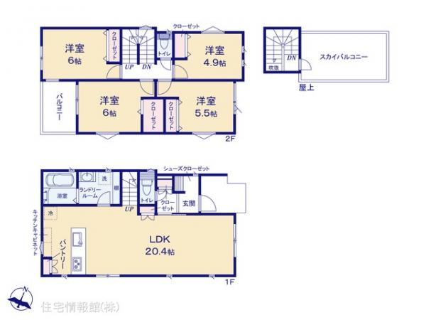 新築戸建 埼玉県さいたま市西区大字佐知川463 JR京浜東北線大宮駅 4,390万円