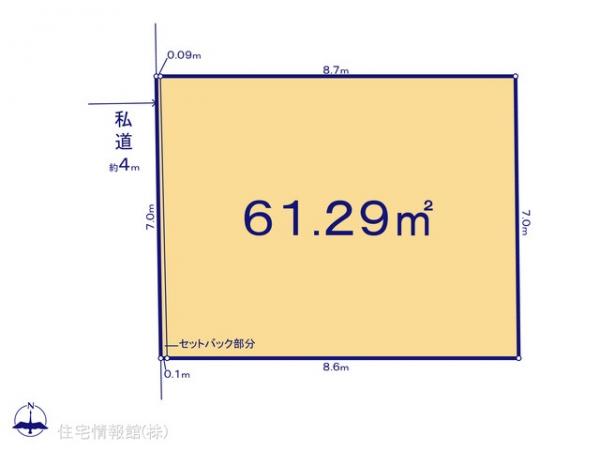土地 千葉県船橋市山手２丁目12-19 東武野田線新船橋駅 3,130万円