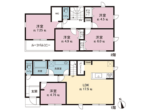 新築戸建 宇都宮市緑２丁目 東武宇都宮線江曽島駅 3,699万円