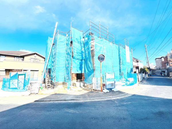 横浜旭区金が谷2丁目25ー1期 前面道路含む現地写真
