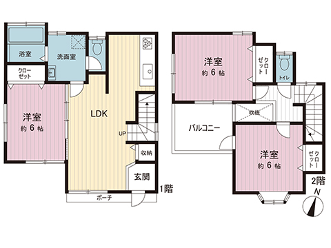 中古戸建 大和市福田 小田急江ノ島線高座渋谷駅 2,999万円
