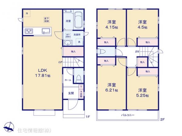 新築戸建 埼玉県新座市石神４丁目5 西武池袋線東久留米駅 3,590万円