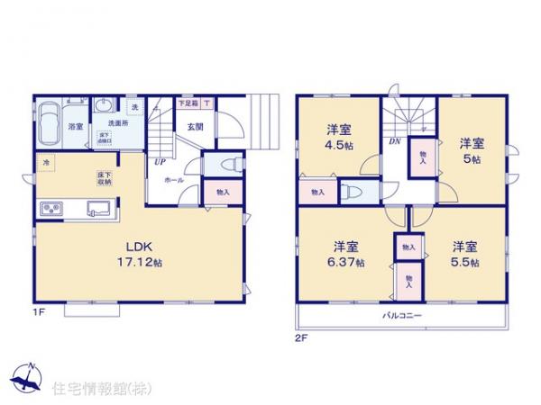 新築戸建 埼玉県新座市石神４丁目5 西武池袋線東久留米駅 4,290万円