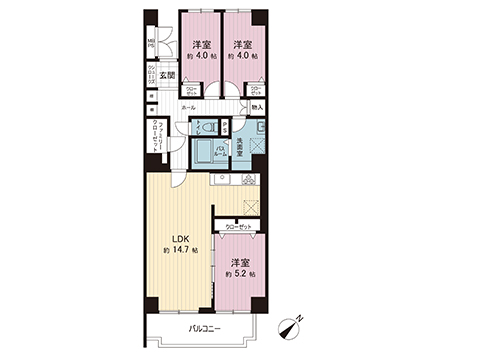 中古マンション 町田市原町田４丁目 JR横浜線町田駅 3,590万円