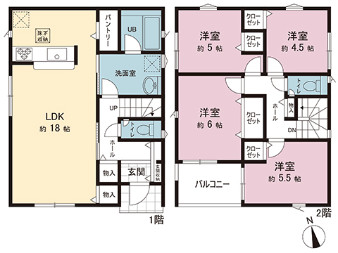 新築戸建 藤沢市大鋸 JR東海道本線(東京〜熱海)藤沢駅 4,980万円