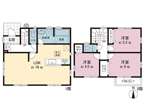 中古戸建 大和市福田 小田急江ノ島線高座渋谷駅 3,390万円