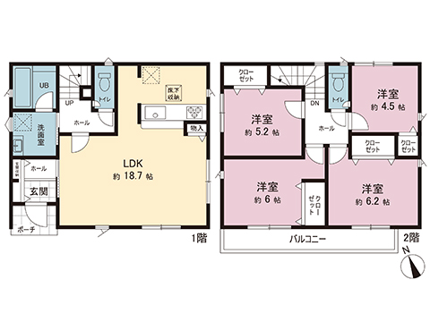 新築戸建 藤沢市大鋸 JR東海道本線(東京〜熱海)藤沢駅 5,080万円