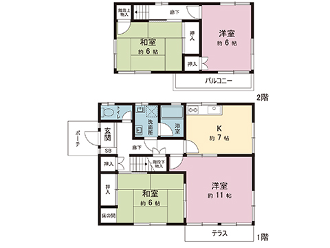中古戸建 中郡二宮町富士見が丘１丁目 JR東海道本線(東京〜熱海)二宮駅 1,500万円
