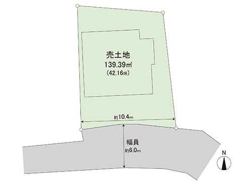 土地 宇都宮市上戸祭町 東武宇都宮線東武宇都宮駅 870万円