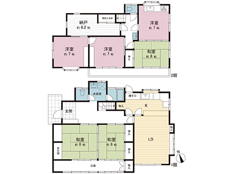 中古戸建 小田原市南鴨宮２丁目 JR東海道本線(東京〜熱海)鴨宮駅 6,860万円