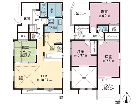 新築戸建 茅ヶ崎市浜須賀 JR東海道本線(東京〜熱海)辻堂駅 6,190万円