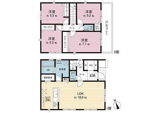 新築戸建 藤沢市辻堂太平台１丁目 小田急江ノ島線鵠沼海岸駅 5,790万円
