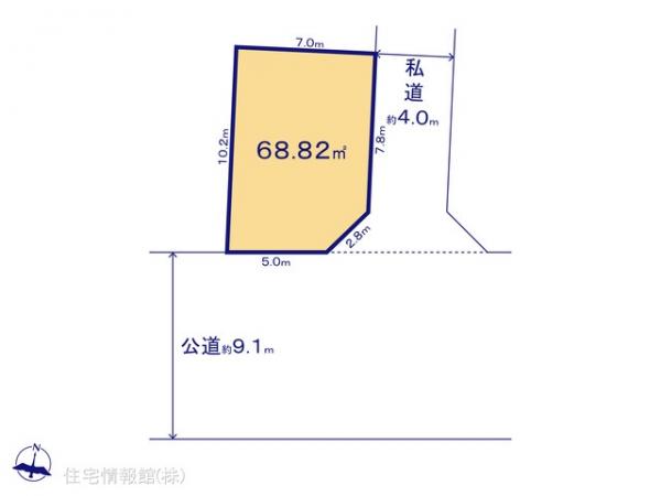 土地 東京都足立区東保木間１丁目10-40 つくばエクスプレス六町駅 4,350万円