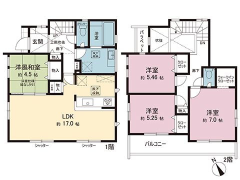 新築戸建 相模原市緑区西橋本３丁目 JR横浜線橋本駅 5,380万円