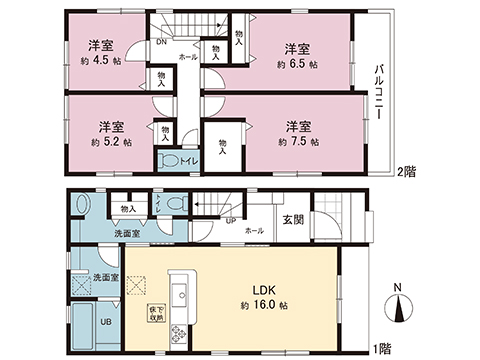 新築戸建 白岡市小久喜 JR東北本線 (宇都宮線）白岡駅 3,180万円