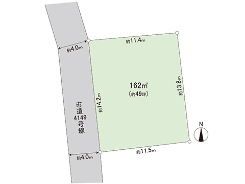 土地 久喜市本町７丁目 JR湘南新宿ライン (宇都宮逗子）久喜駅 2,050万円