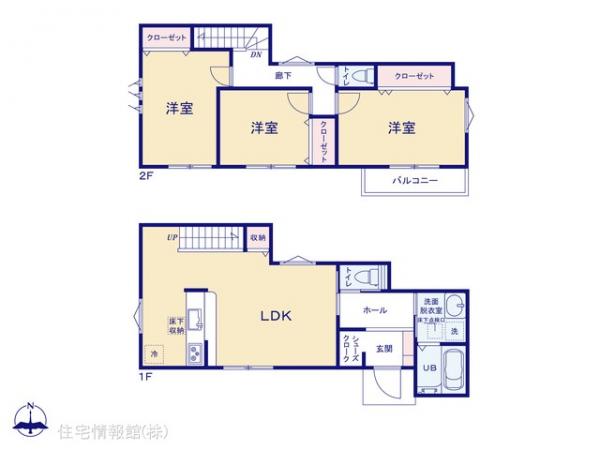 新築戸建 東京都町田市相原町1051-12 JR横浜線相原駅 3,500万円