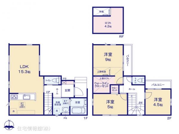 新築戸建 東京都三鷹市大沢５丁目3 京王線西調布駅 5,599万円