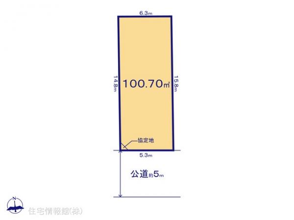 土地 東京都練馬区高松６丁目 都営大江戸線光が丘駅 6,690万円