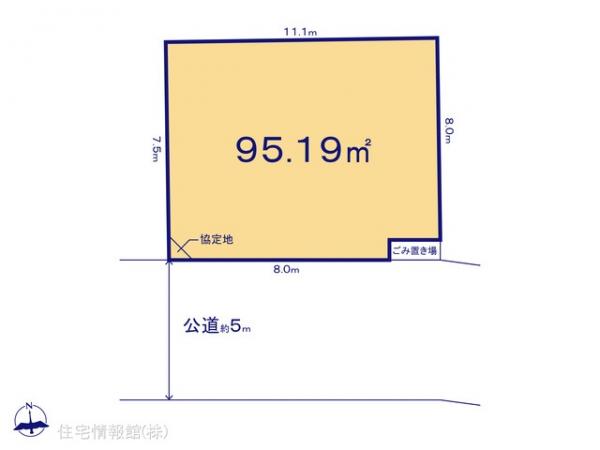 土地 東京都練馬区高松６丁目 都営大江戸線光が丘駅 6,990万円
