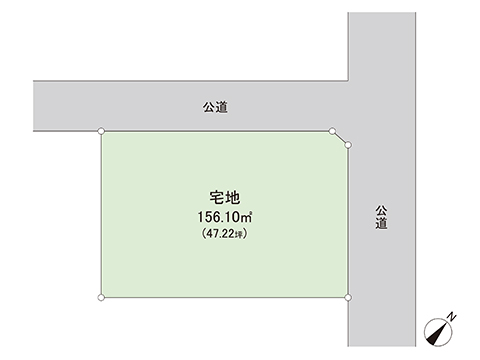 土地 久喜市栗橋東４丁目 JR東北本線 (宇都宮線）栗橋駅 950万円