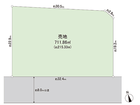 土地 加須市道地 東武伊勢崎線加須駅 4,000万円
