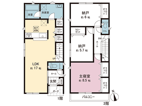 新築戸建 厚木市下荻野 小田急線本厚木駅 2,780万円