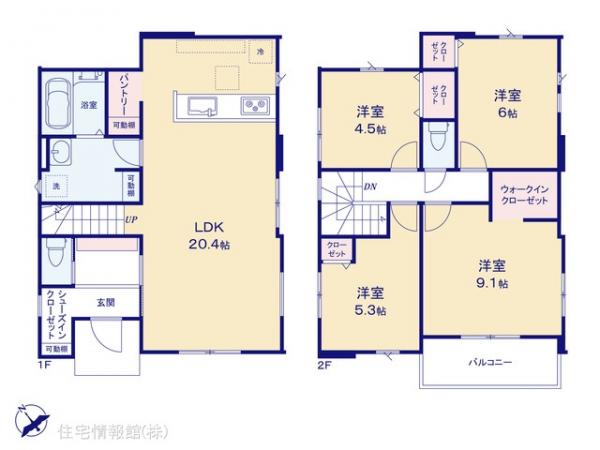 新築戸建 埼玉県三郷市戸ケ崎１丁目338-1 つくばエクスプレス八潮駅 4,348万円