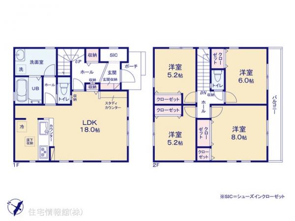 新築戸建 神奈川県相模原市南区相武台３丁目1218-1 小田急線相武台前駅 4,399万円