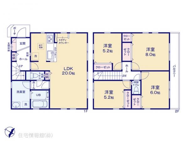 新築戸建 神奈川県相模原市南区相武台３丁目1218-1 小田急線相武台前駅 4,299万円