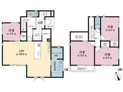 新築戸建 宇都宮市宝木町１丁目 東武宇都宮線東武宇都宮駅 4,180万円